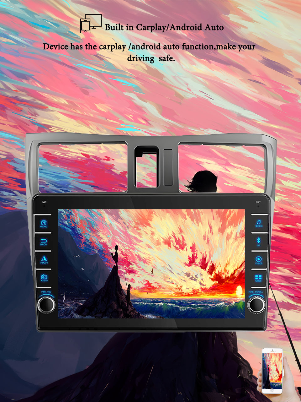 Tablet Danish Mobile & Accessories Photos - 8G+128G Android 14 dla Nissan Cefiro
