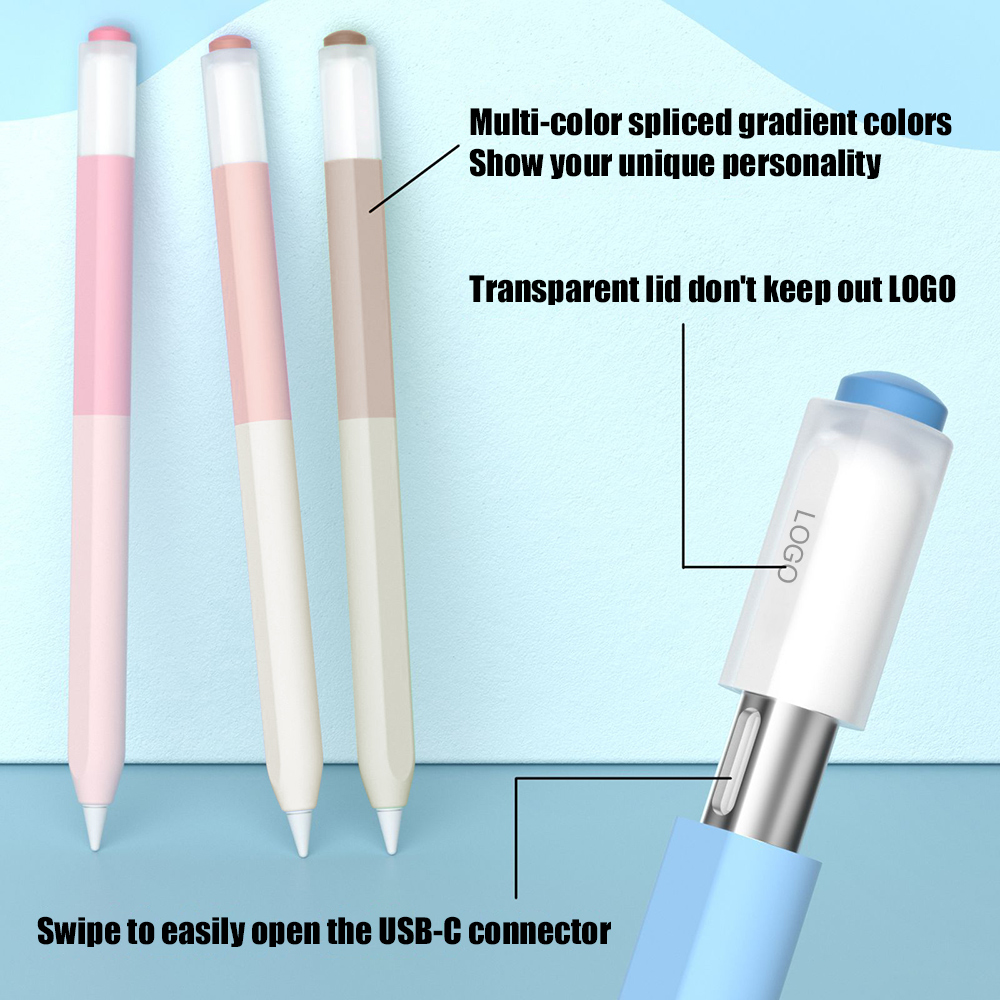 Kolorowy silikonowy pokrowiec  – Tablet Pencil Accessories recenzja i cena