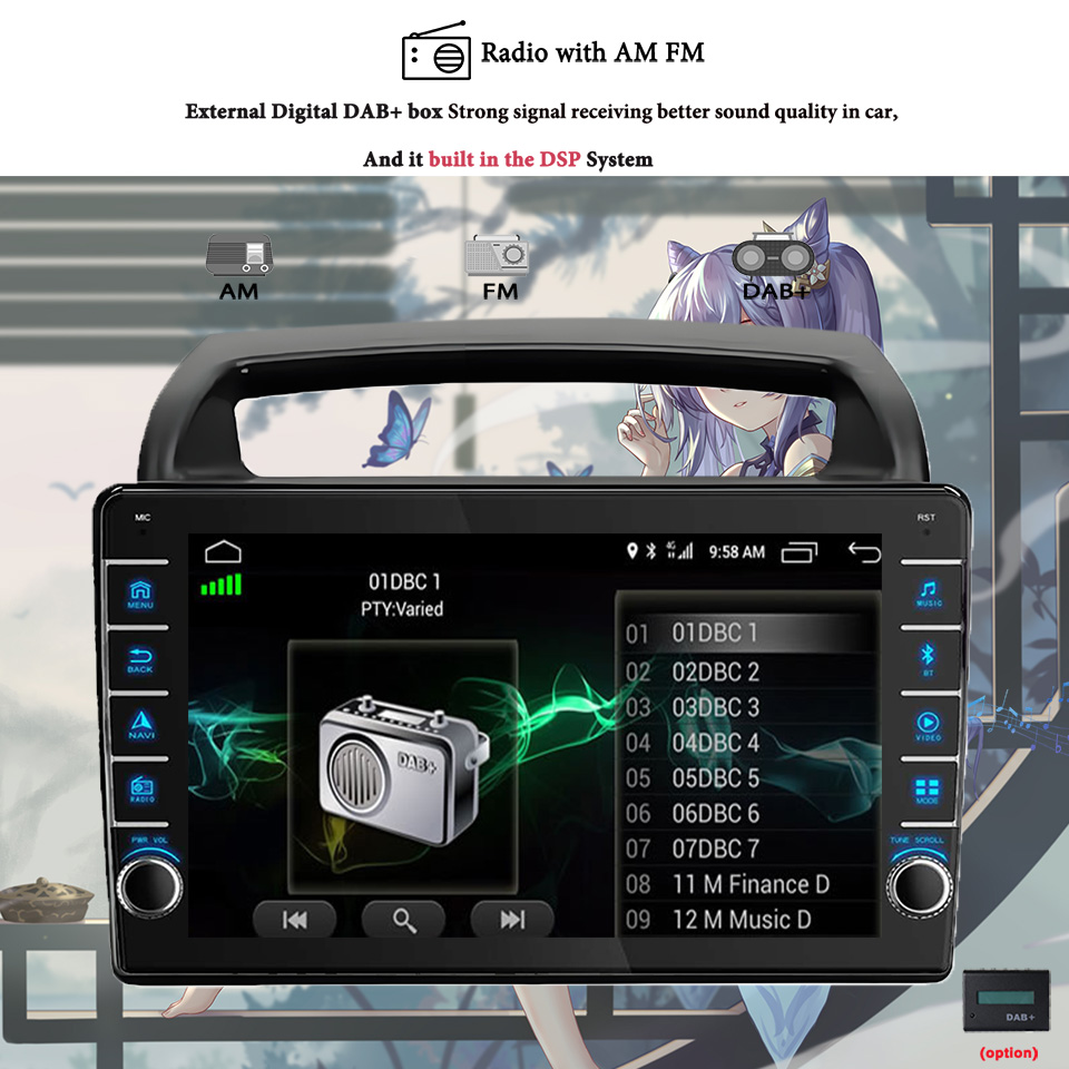 8G+128G Android 14 dla Kia Car – Tablet Danish Mobile & Accessories Photos recenzja i cena