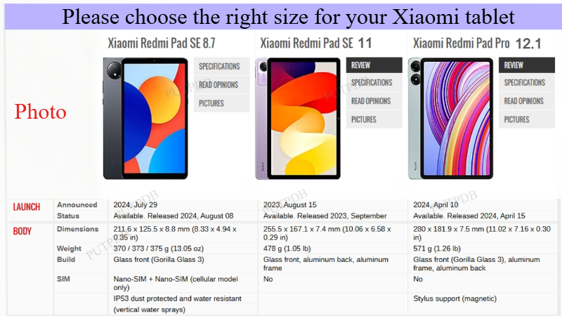 Etui na tablet Xiaomi RedMi Pa – Redmi Tablet Accessories recenzja i cena